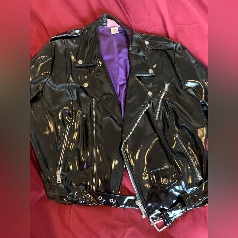 Vixen Vinyl Motorcycle Jacket 3x Micheline Pitt - Picture 3 of 8